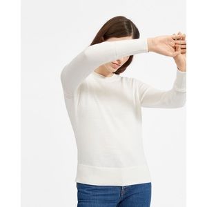 Everlane The Soft Cotton Crew In Bone